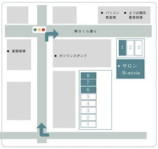 駐車場案内図